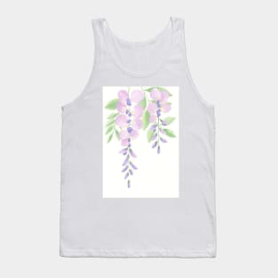 Wisteria Watercolor Tank Top